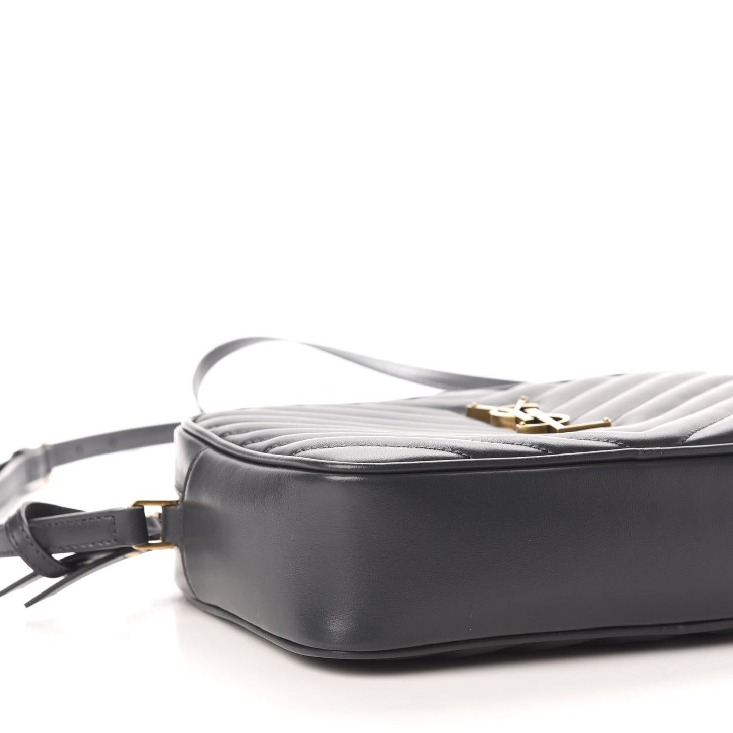 Calfskin Matelasse Monogram Lou Camera Bag Asphalt