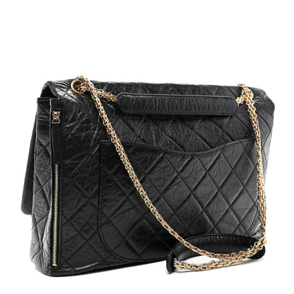 Chanel Aged Calfskin Quilted 2.55 Reissue 228 Flap Black 3 of 14