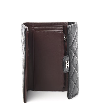 Chanel Caviar Quilted Medium Flap Wallet Black 4 of 6