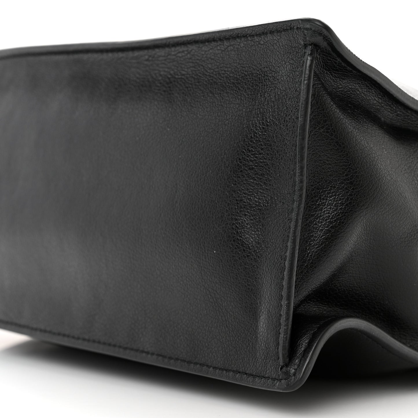 Glace Calfskin Tote Black