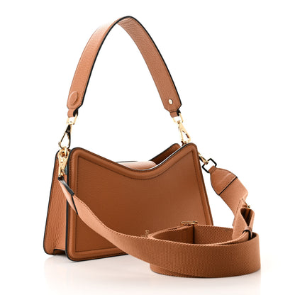 Valentino Garavani Calfskin Vlogo Shoulder Bag Almond Beige 2 of 9