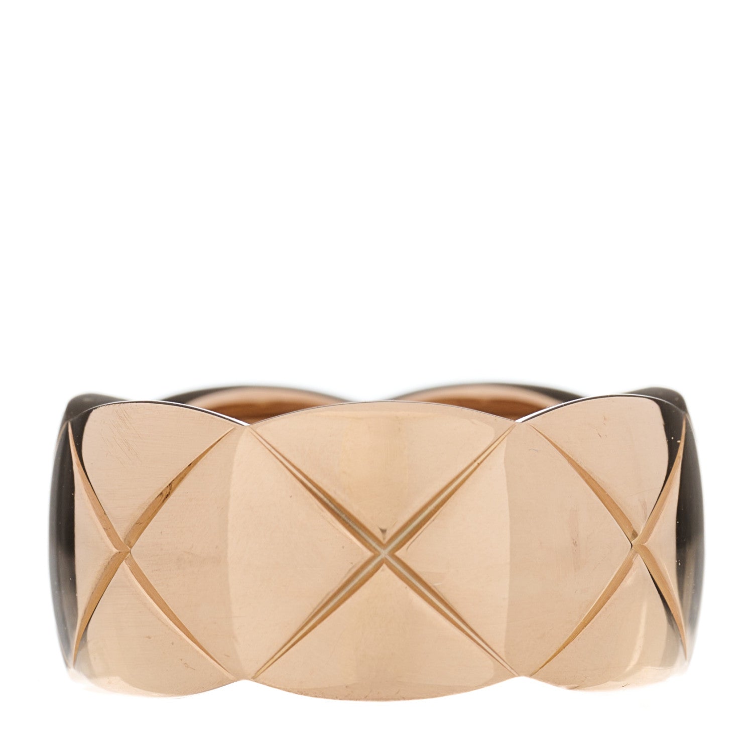 Chanel 18K Beige Gold Small Coco Crush Ring 60 9 3 of 7