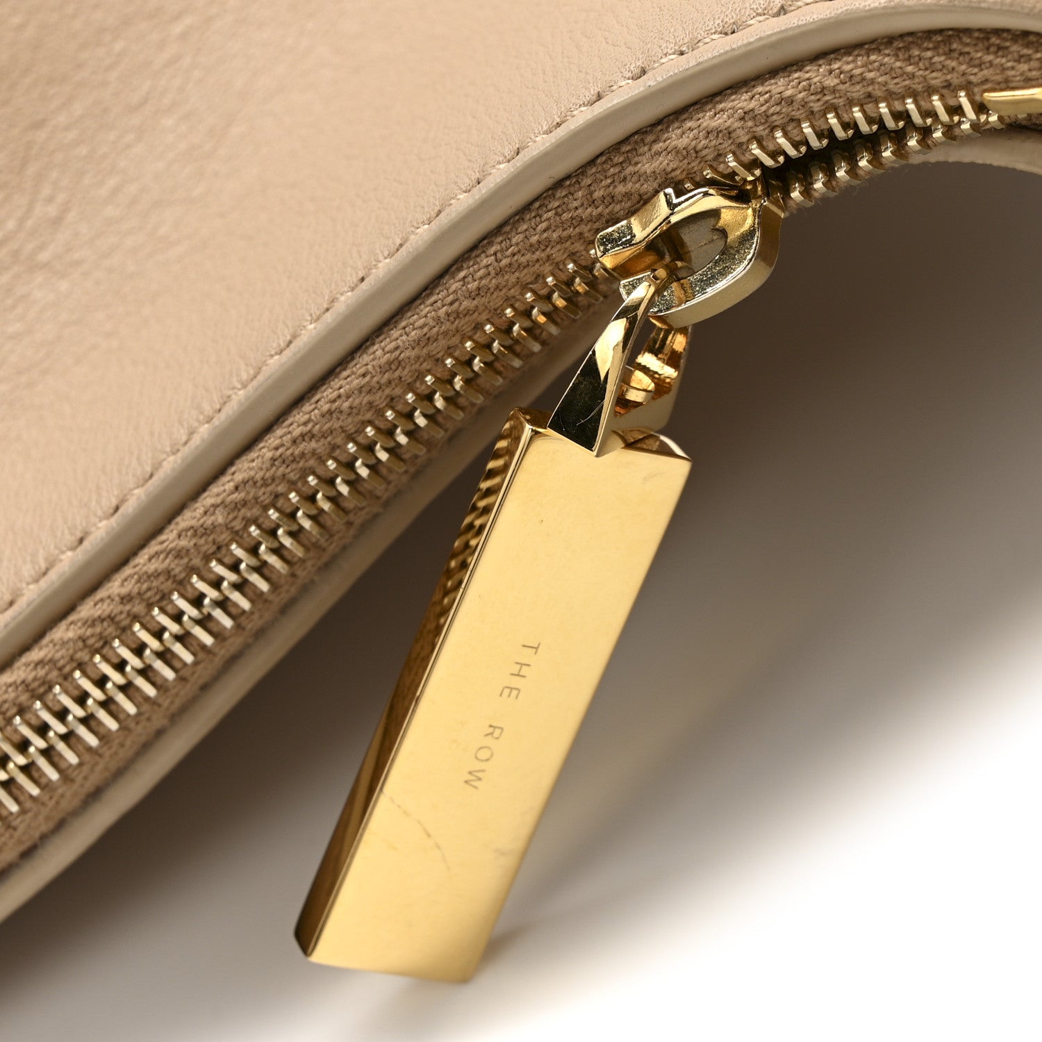 The Row Calfskin N/S Allie Bag Dune 12 of 13