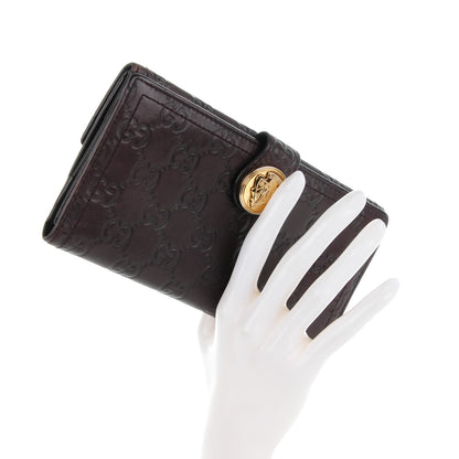 Gucci Guccissima Hysteria Continental Wallet Chocolate 2 of 9