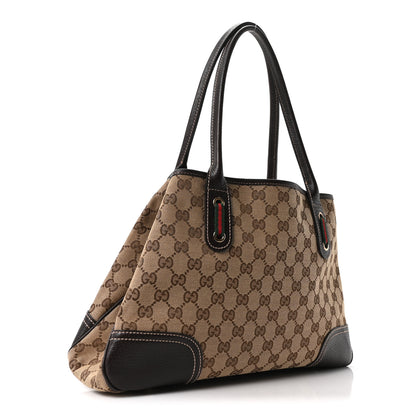 Gucci Monogram Medium Princy Tote Dark Brown 3 of 10
