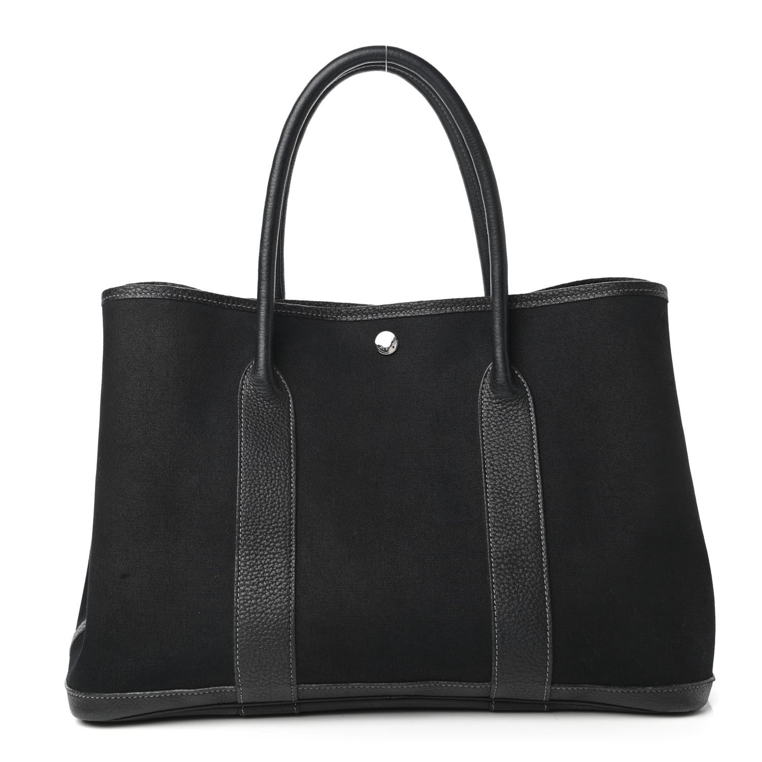 Hermes Toile Negonda Garden Party Tote 36 MM Black 1 of 12
