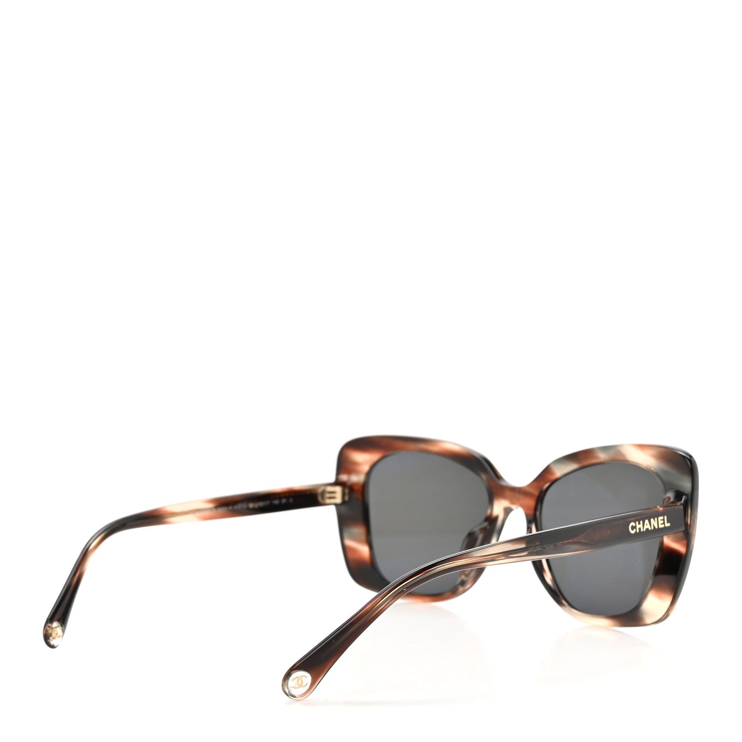 Chanel Acetate Rectangle Sunglasses 5504A Brown 4 of 7