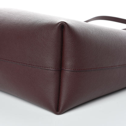 Saint Laurent Calfskin Large Shopping Tote Bordeaux 10 of 10