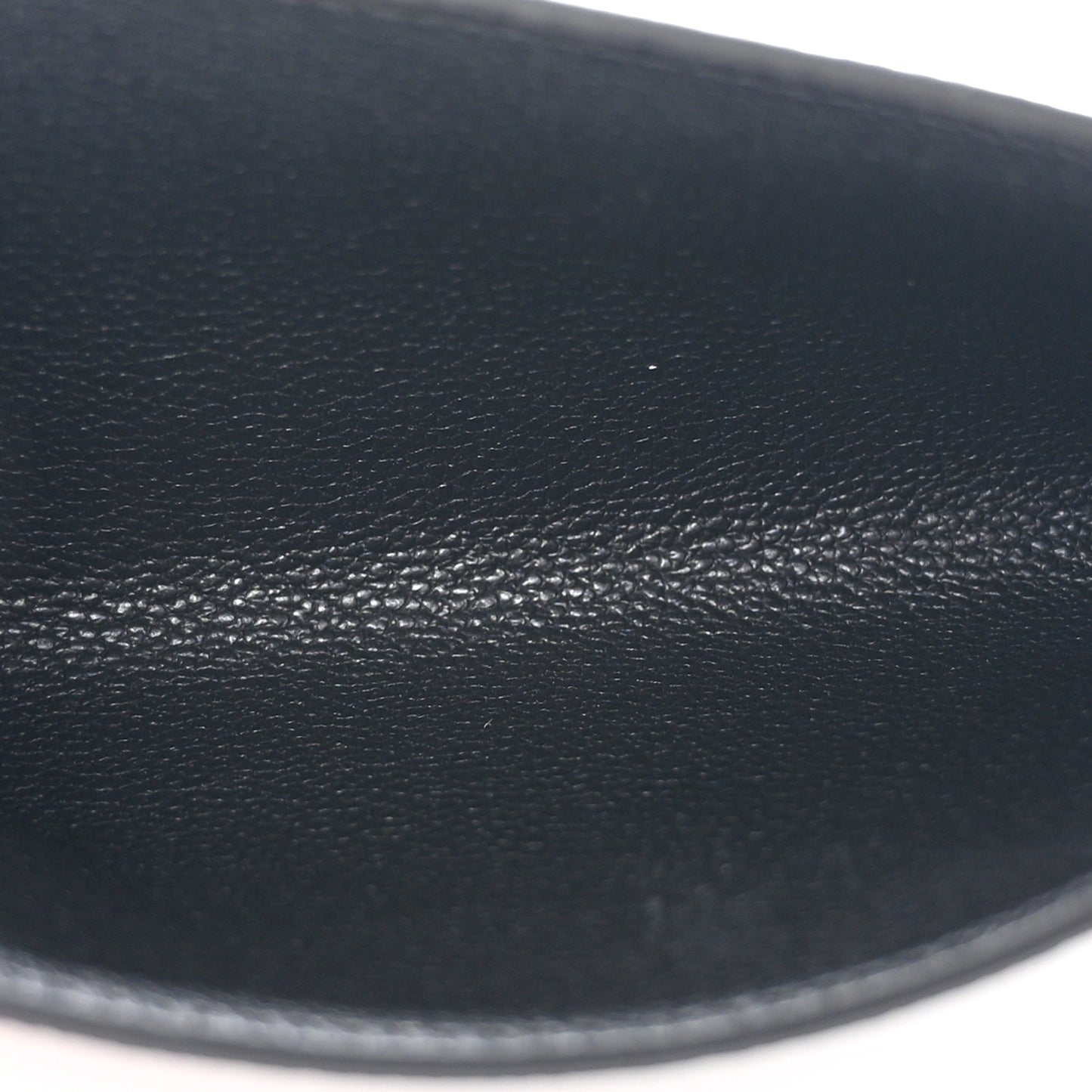 Calfskin Felicie Chain Wallet Card Holder Insert Black
