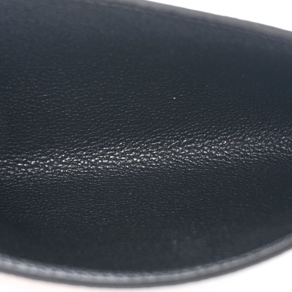 Louis Vuitton Calfskin Felicie Chain Wallet Card Holder Insert Black 5 of 6