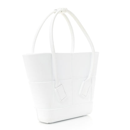Bottega Veneta Rubber Intrecciato Mini Arco Tote White 3 of 7