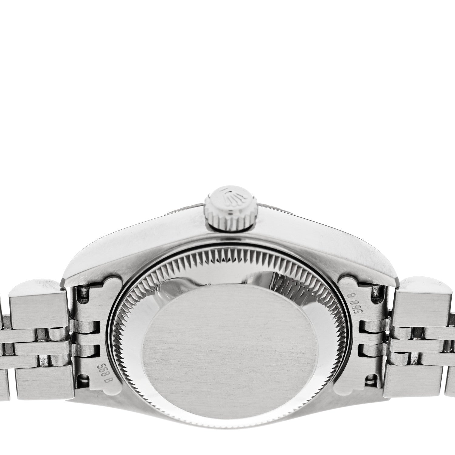 Rolex Stainless Steel 18K White Gold Mother of Pearl 26mm Oyster Perpetual Datejust Watch 69174 4 of 4