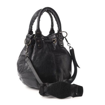 Balenciaga Agneau Classic Hardware Mini Pompon Black 3 of 10