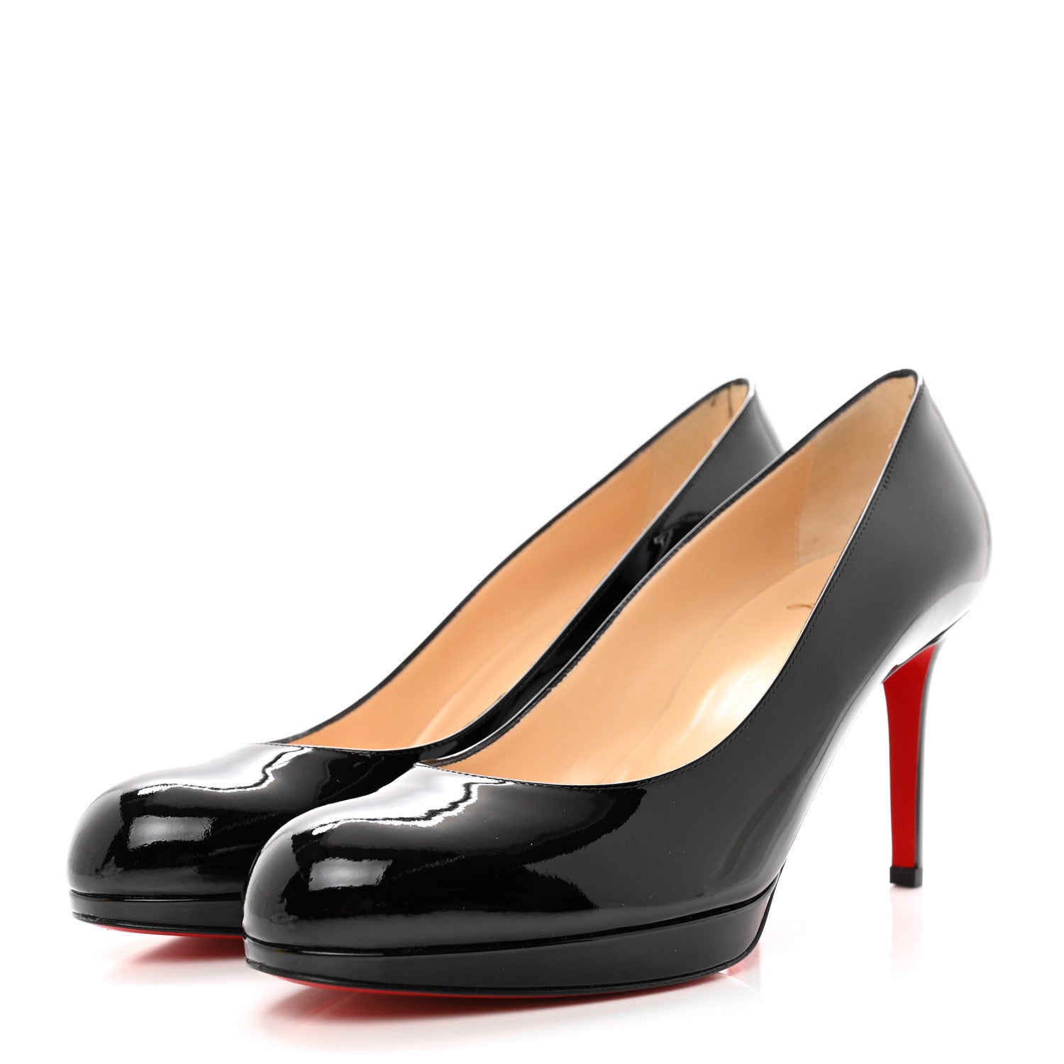 Christian Louboutin Patent New Simple 85 Pumps 40 Black 3 of 8
