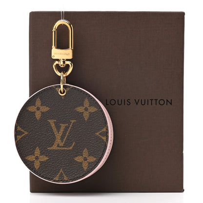 Louis Vuitton Monogram LV Mirror Bag Charm Key Holder Rose Ballerine 6 of 6