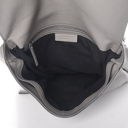 Givenchy Grained Calfskin Medium Pandora Pure Flap Bag Pearl Grey 6 of 10