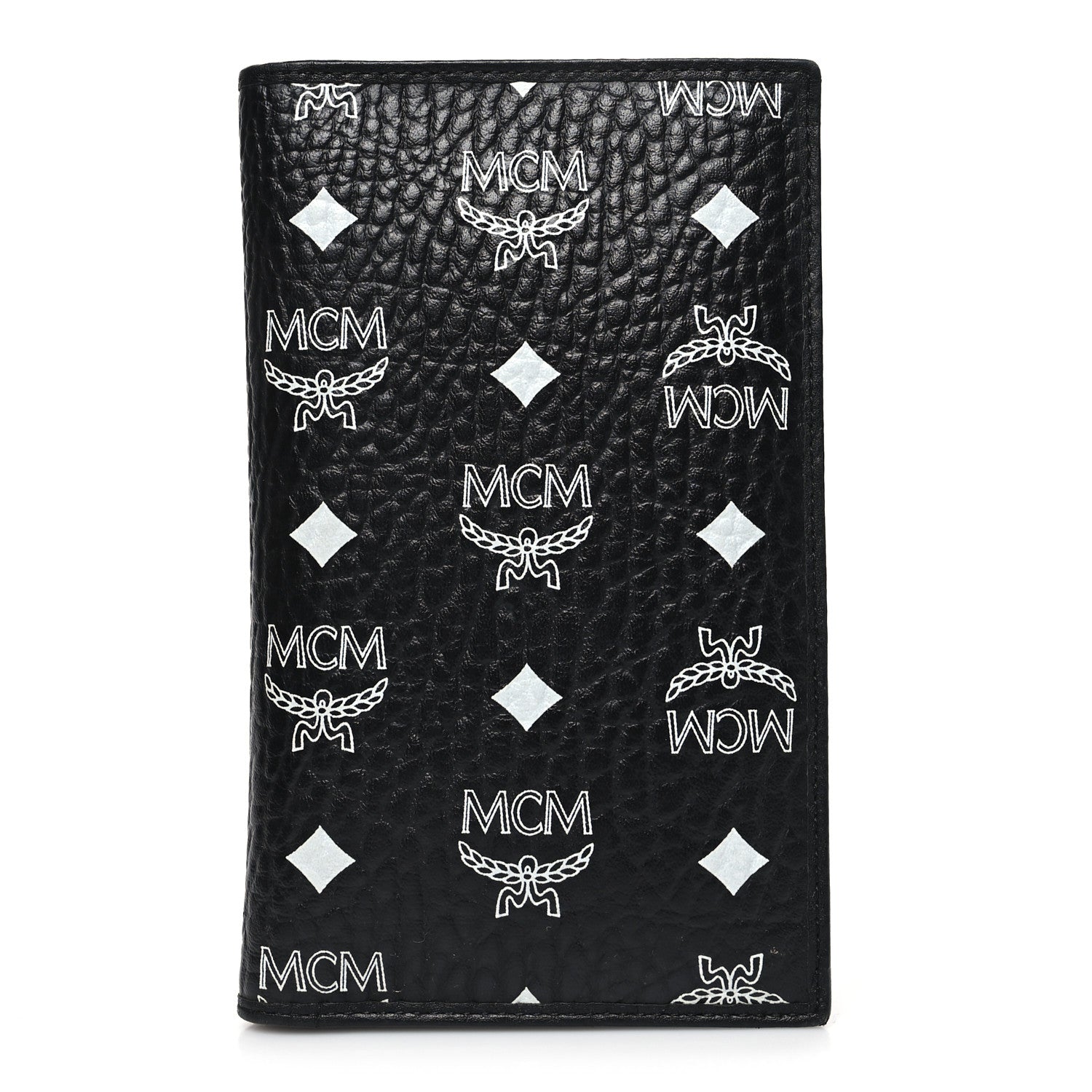 MCM Visetos Passport Holder Black 3 of 12