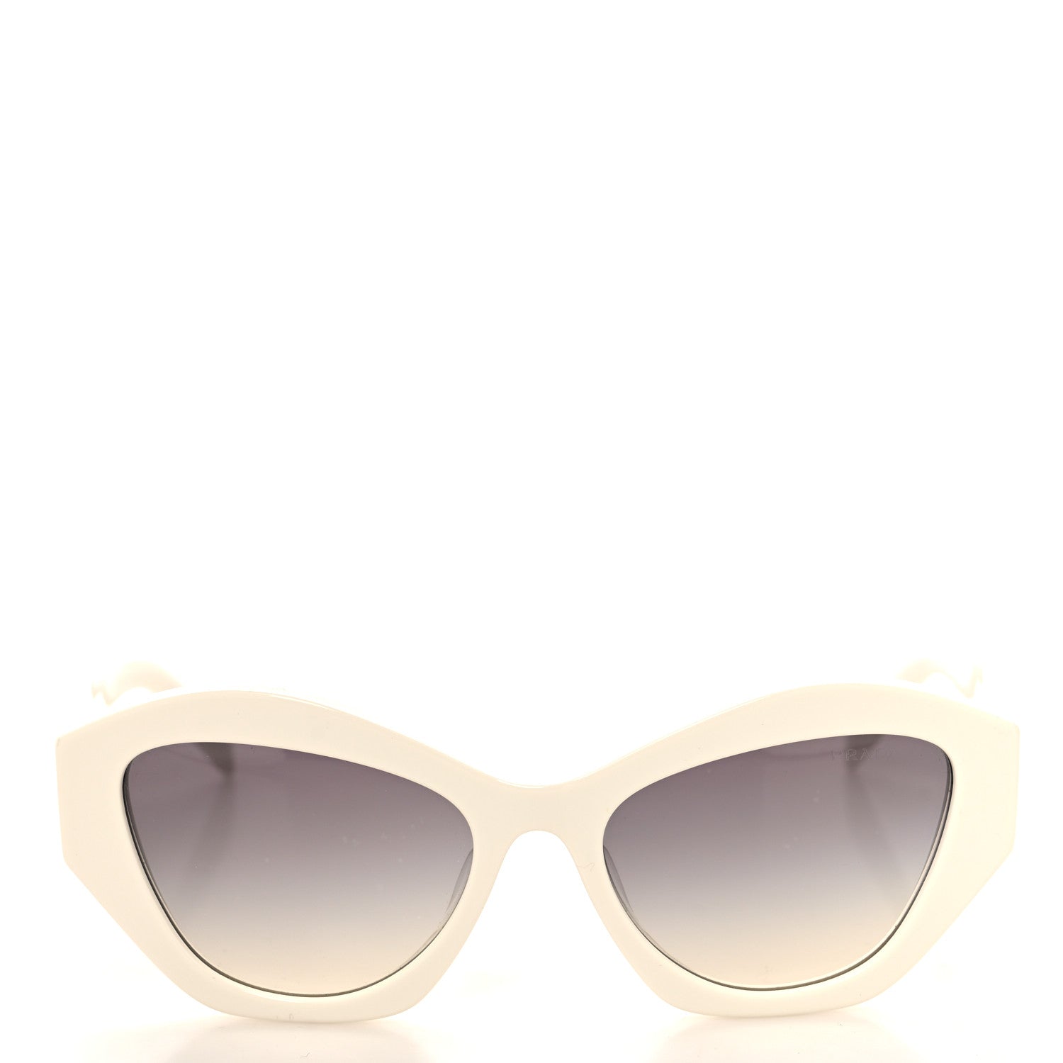 Prada Acetate Symbole Sunglasses SPR 07Y-F White 2 of 6