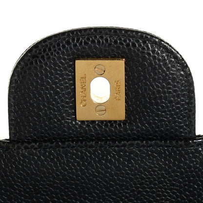 Chanel Caviar Quilted Jumbo Double Flap Black 8 of 8