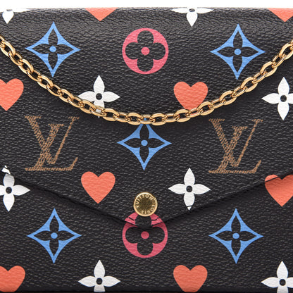 Louis Vuitton Game On Felicie Chain Wallet Black 11 of 11