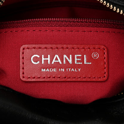 Chanel Aged Calfskin Quilted Small Gabrielle Hobo Black 6 of 10