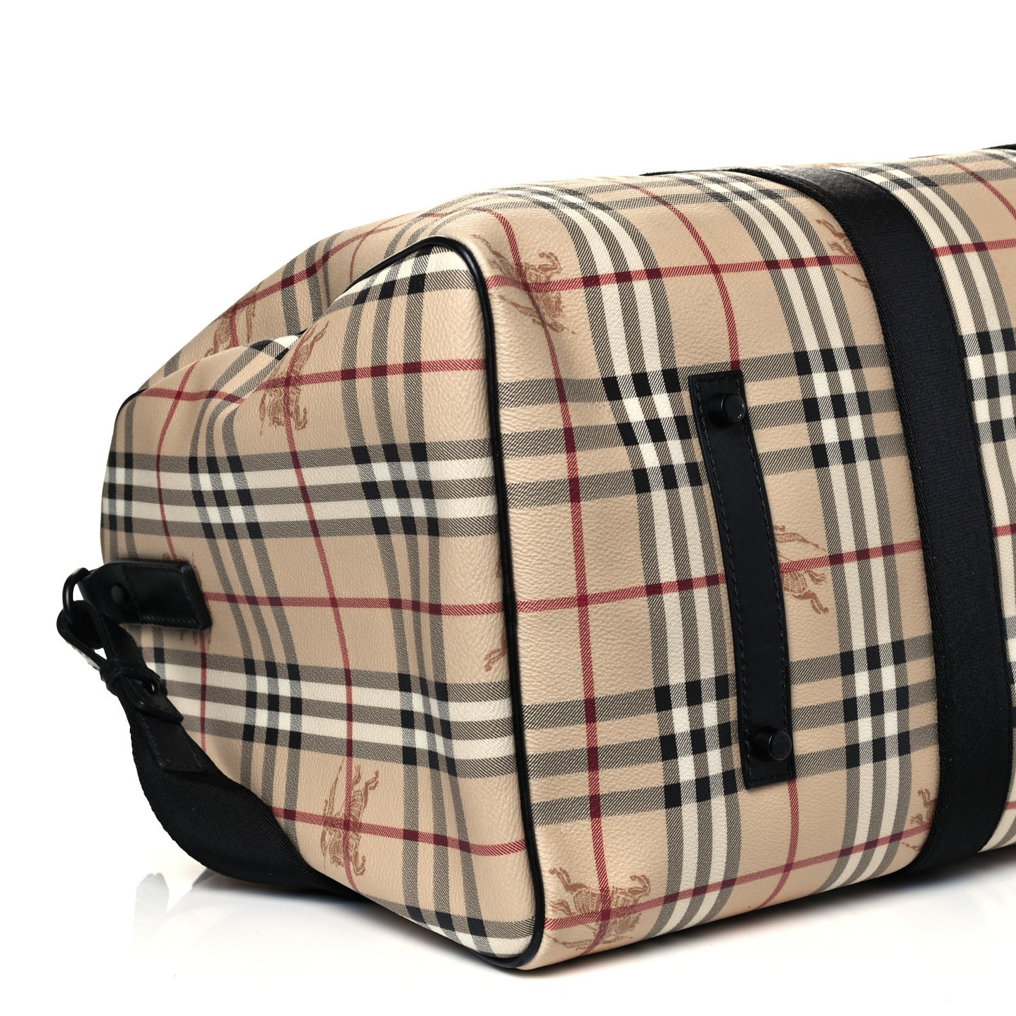 Haymarket Check Duffle Bag Black