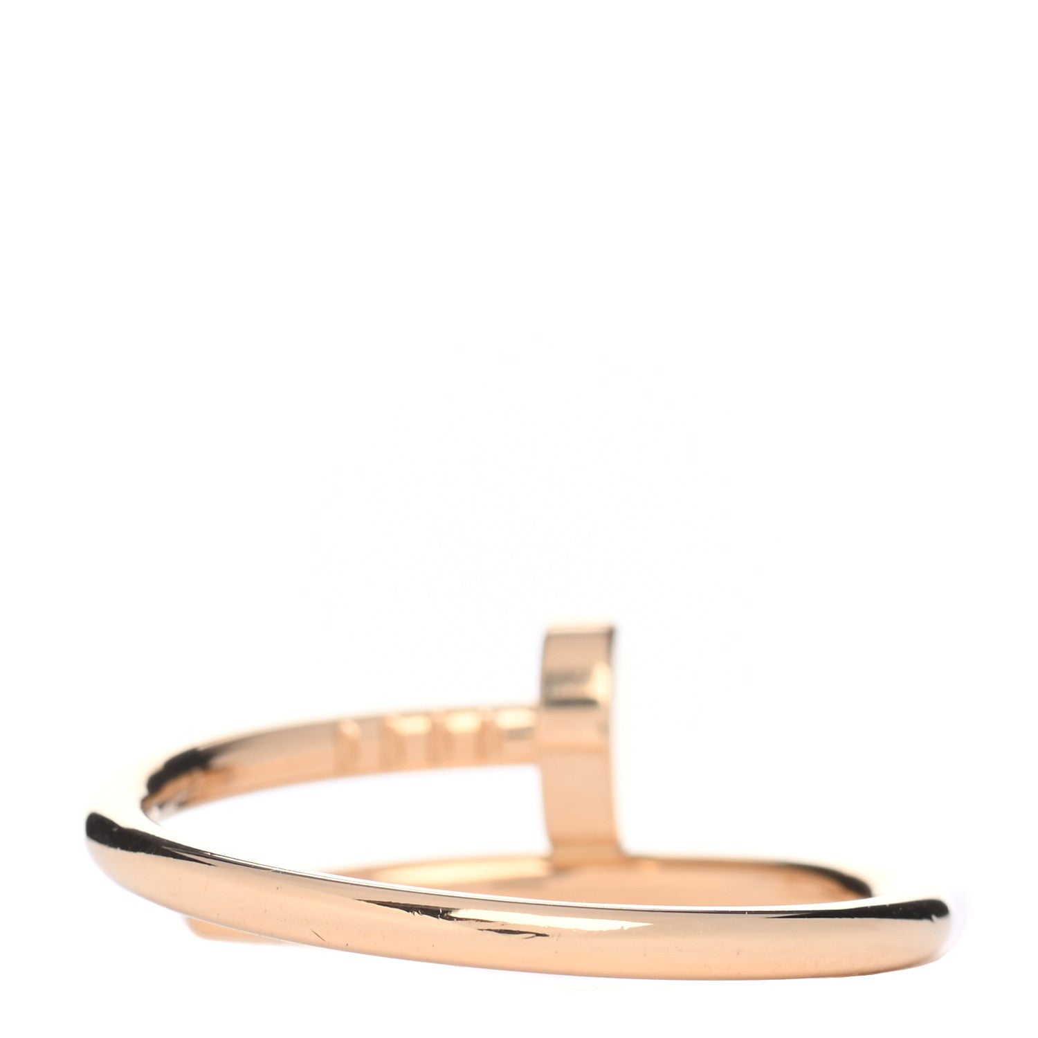Cartier 18K Yellow Gold Small Juste Un Clou Ring 55 7.25 3 of 5