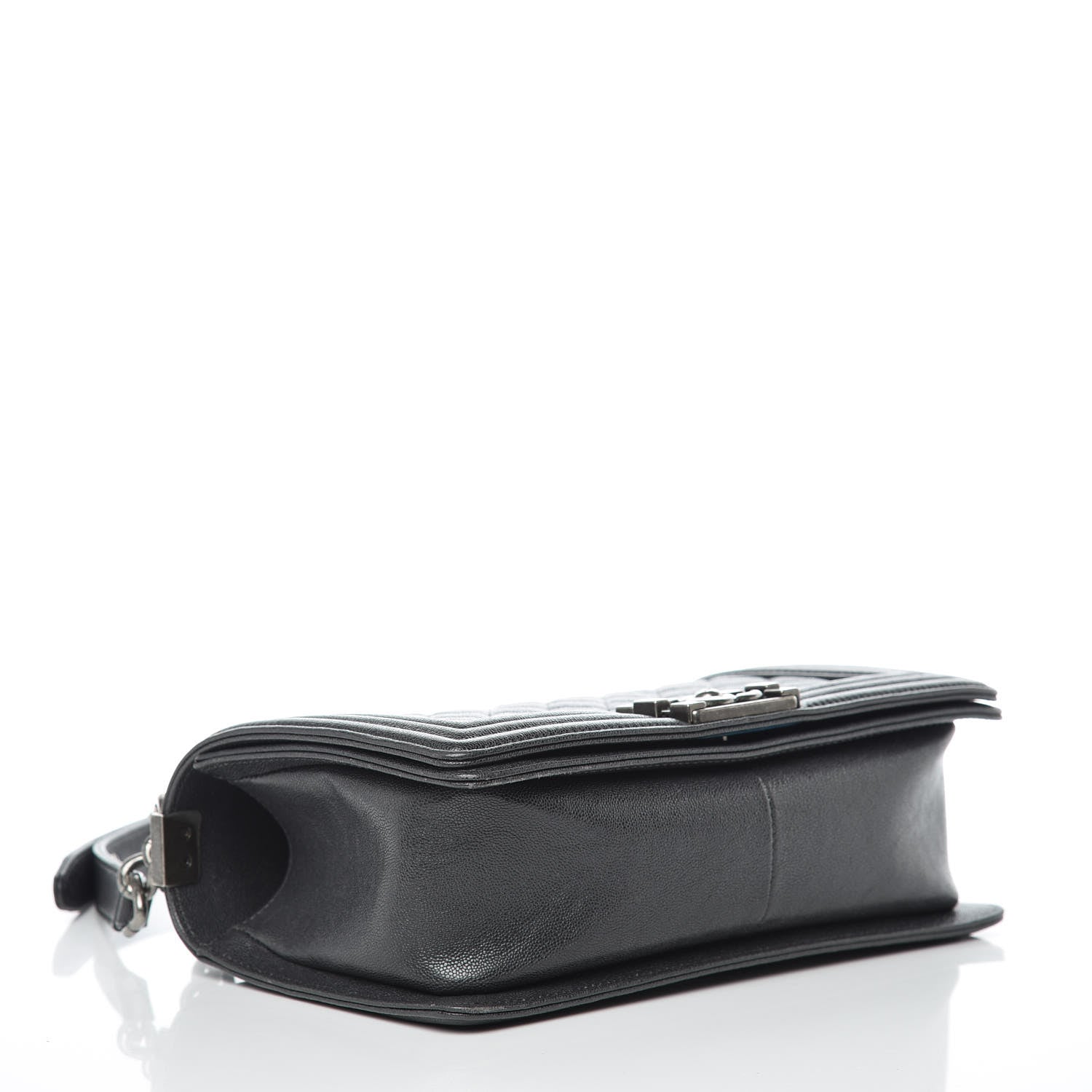 Chanel Caviar Quilted Medium Boy Flap Charcoal 4 of 12