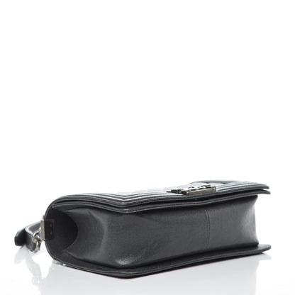 Chanel Caviar Quilted Medium Boy Flap Charcoal 4 of 12