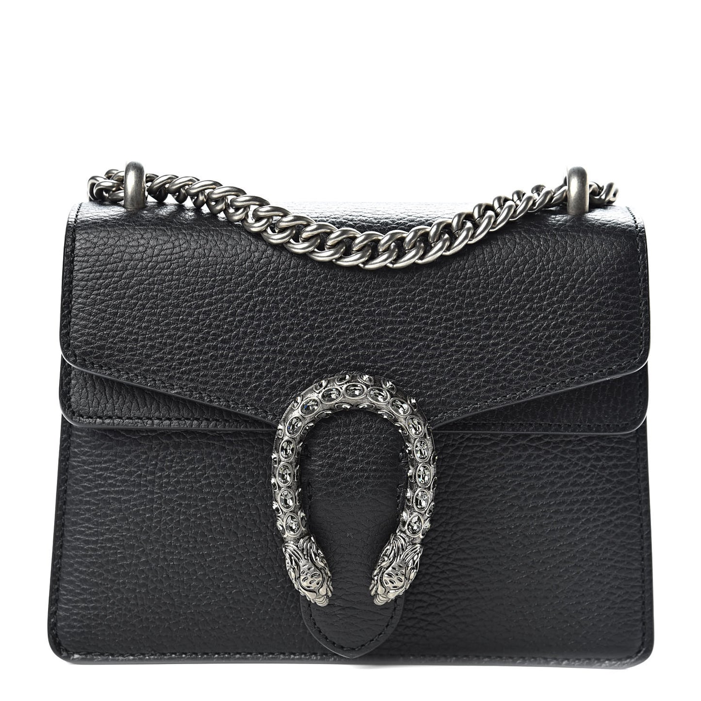 Calfskin Mini Dionysus Shoulder Bag Black
