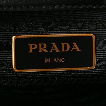 Prada Saffiano Soft Calfskin Large Tote Black 6 of 11