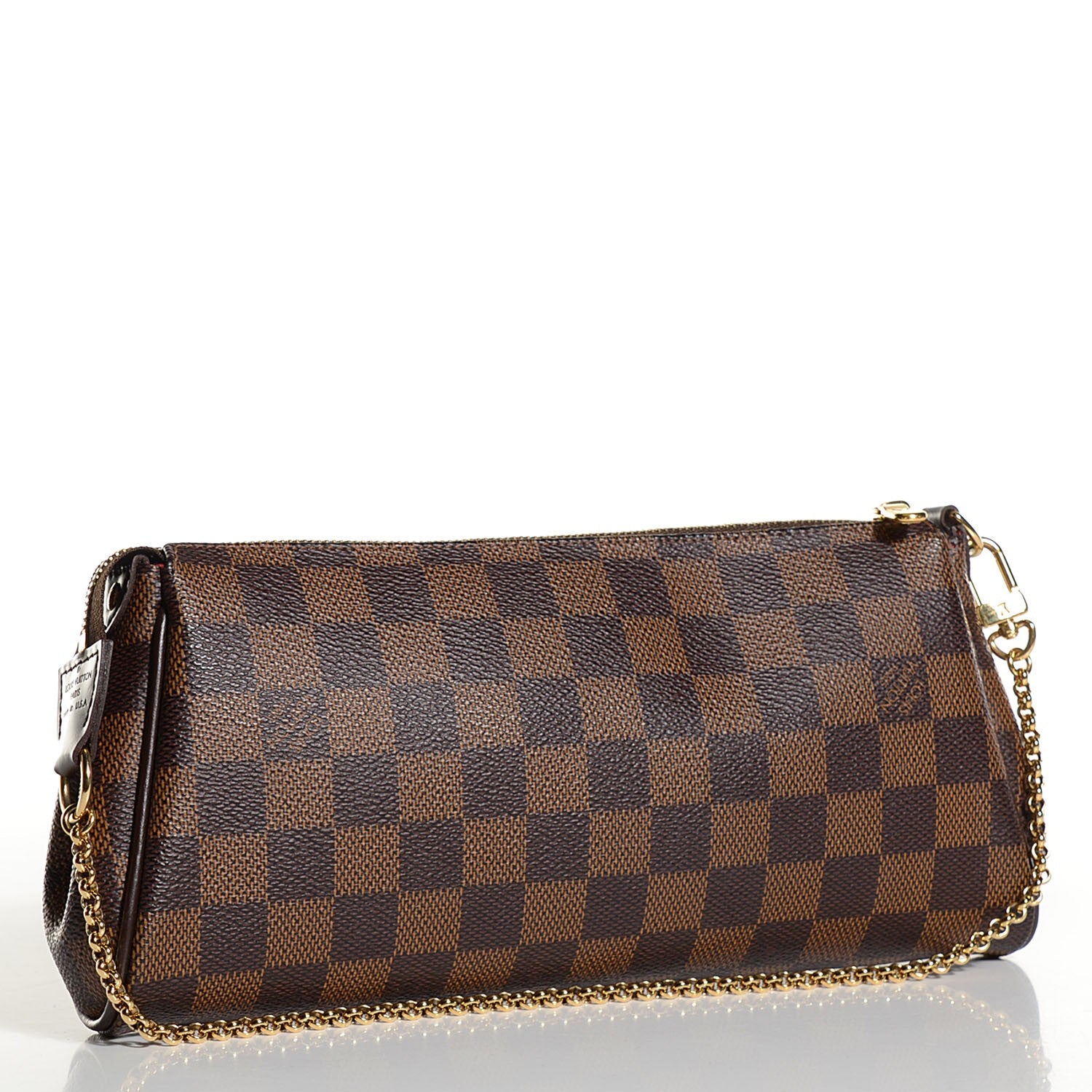 Louis Vuitton Damier Ebene Eva Clutch 3 of 7