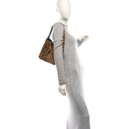 Saint Laurent Pony Hair Leopard Print Small Le 5 A 7 Soft Hobo 2 of 11