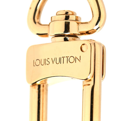 Louis Vuitton LV Facettes Bag Charm Key Holder Gold 3 of 5