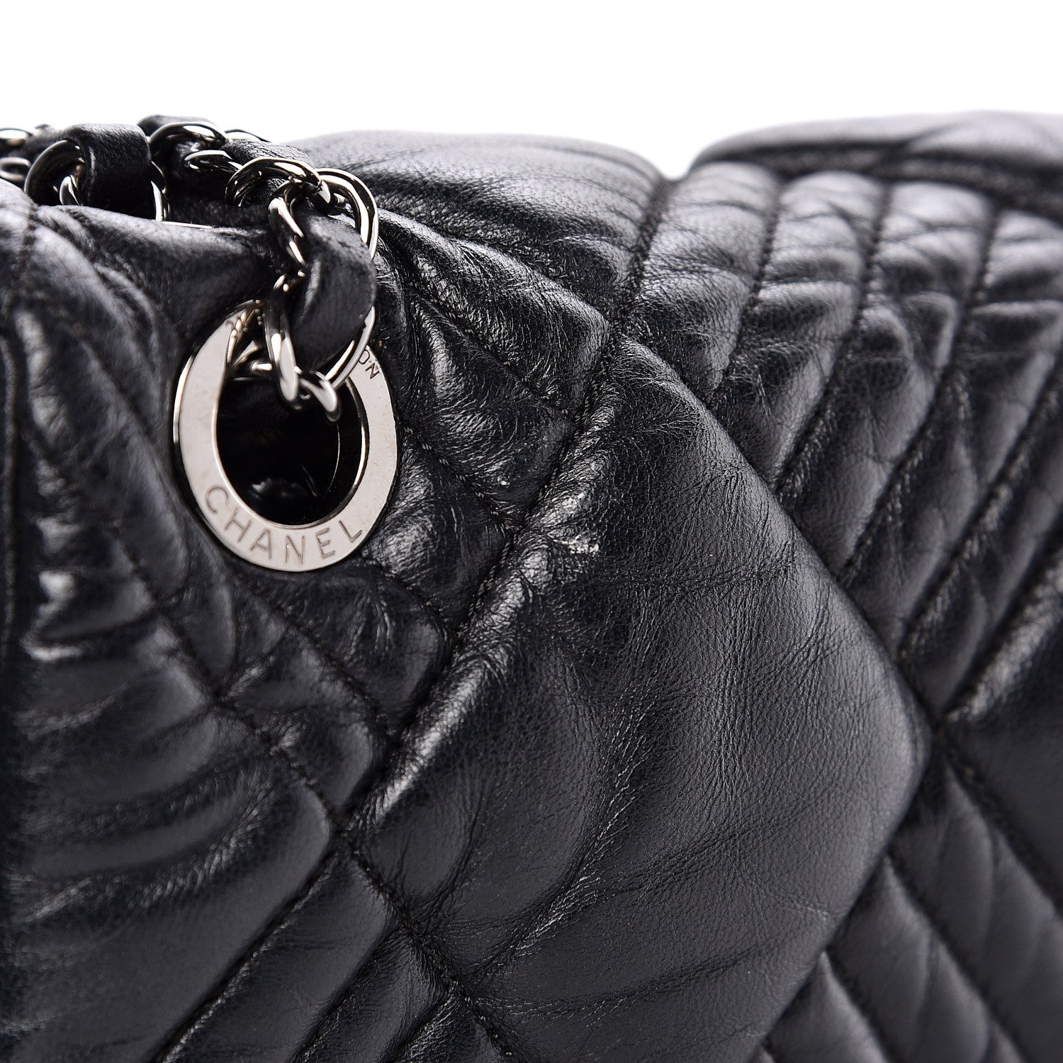 Chanel Lambskin In and Out XL Maxi Flap Black 10 of 16