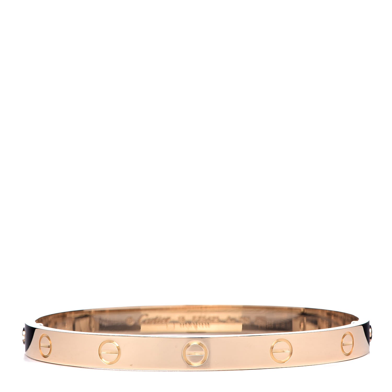 Cartier 18K Yellow Gold LOVE Bracelet 18 1 of 8