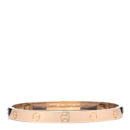 Cartier 18K Yellow Gold LOVE Bracelet 18 1 of 8