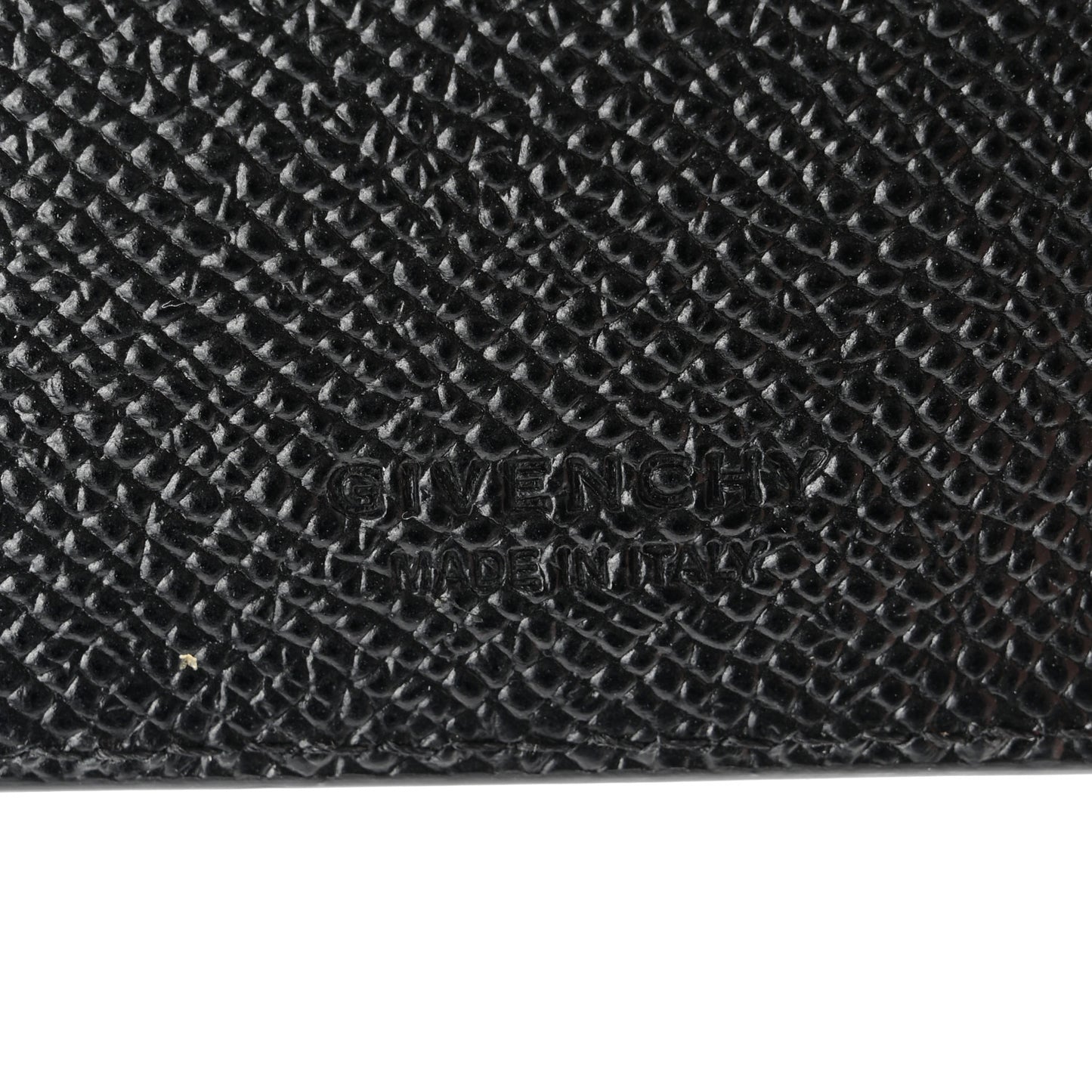 Calfskin Cross Folding Card Holder Black