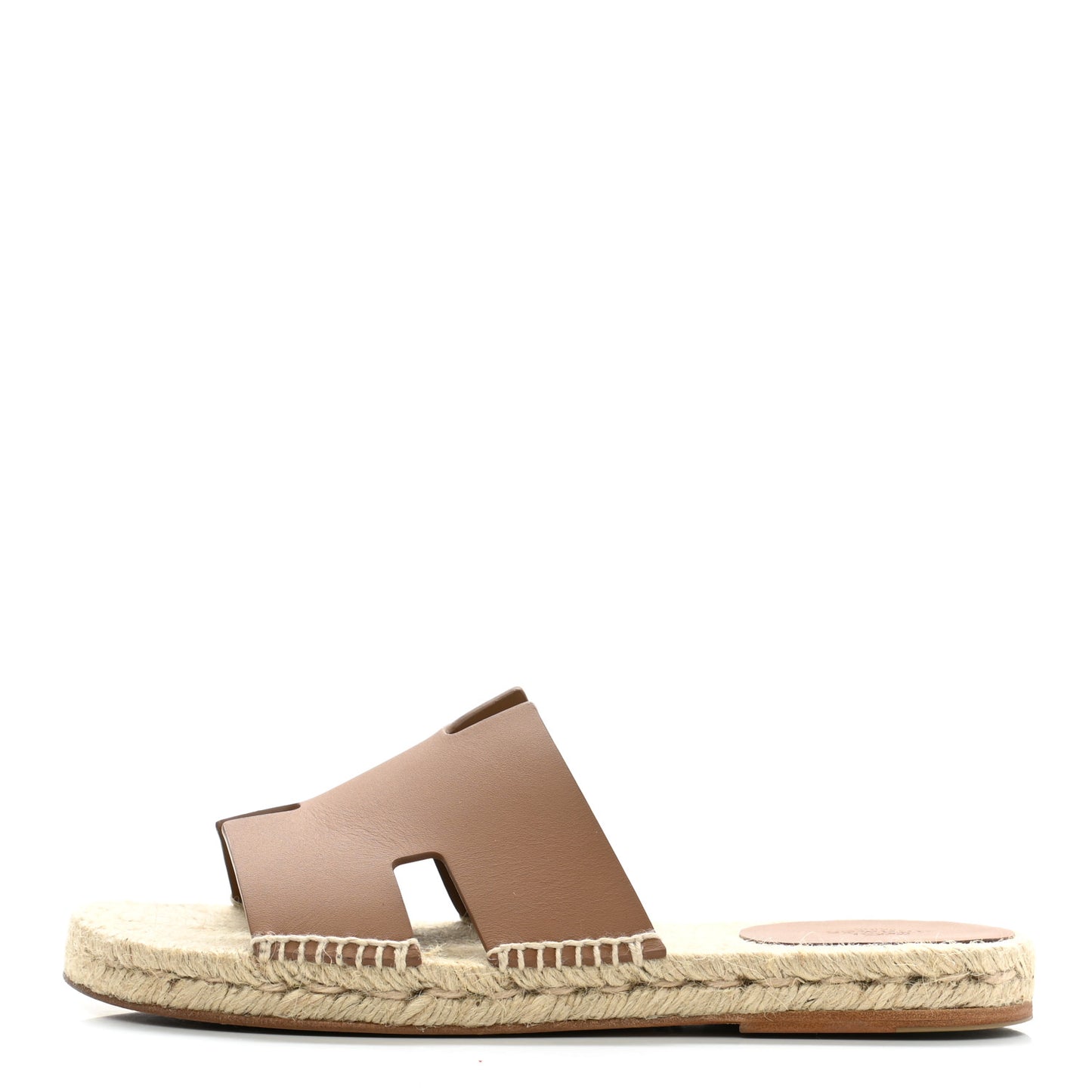 Calfskin Mens Antigua Espadrille Sandals 40 Naturel Safari