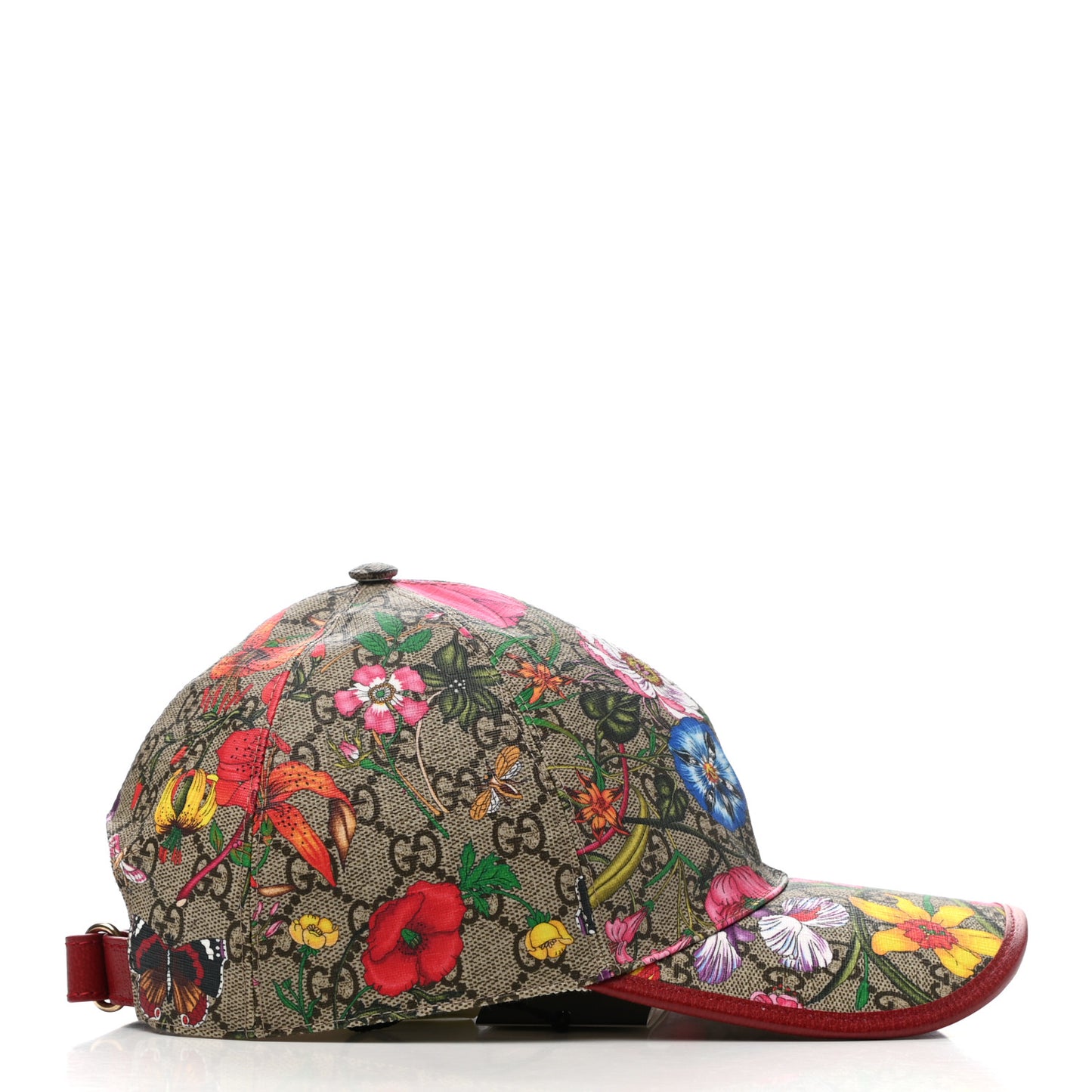 GG Supreme Flora Claudia Baseball Hat 57 M Red