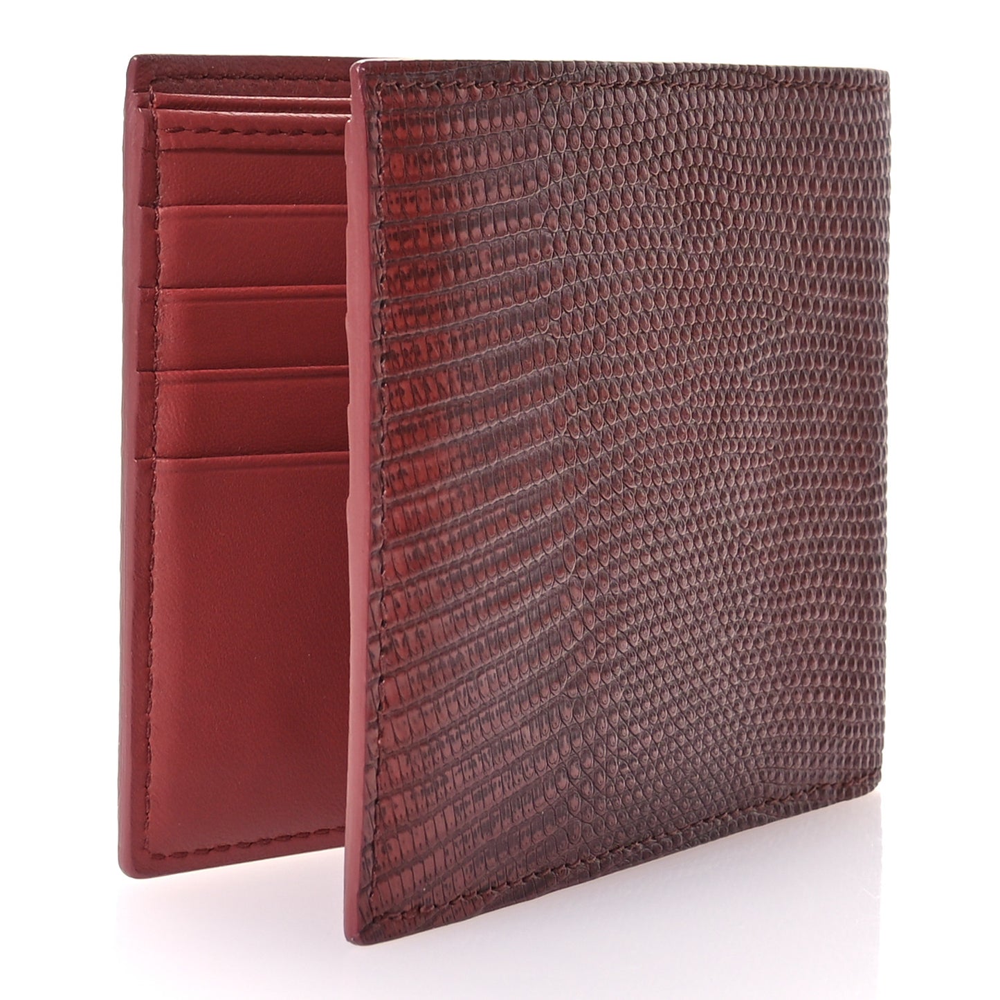 Lizard Bi-Fold Wallet Pink