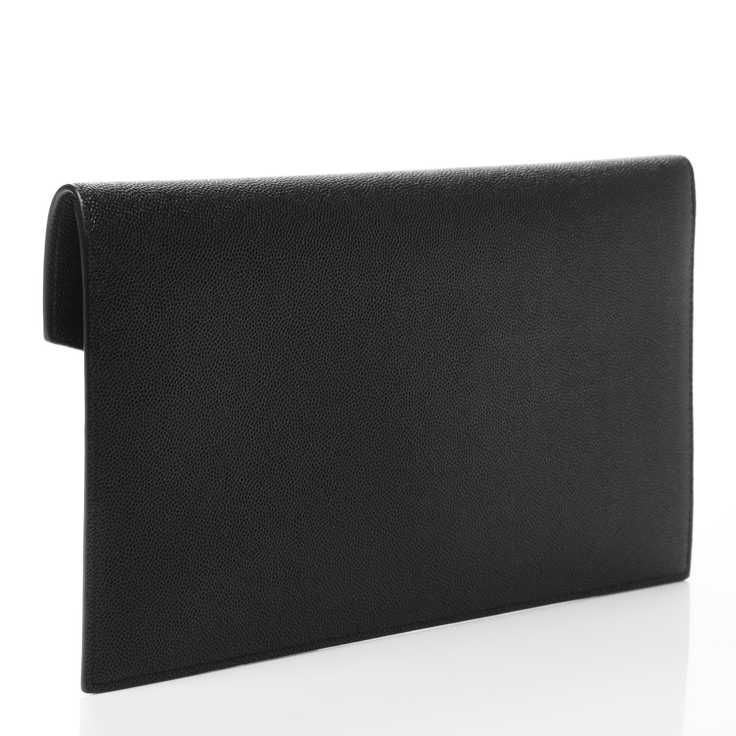 Saint Laurent Grain De Poudre Uptown Pouch Black 2 of 4
