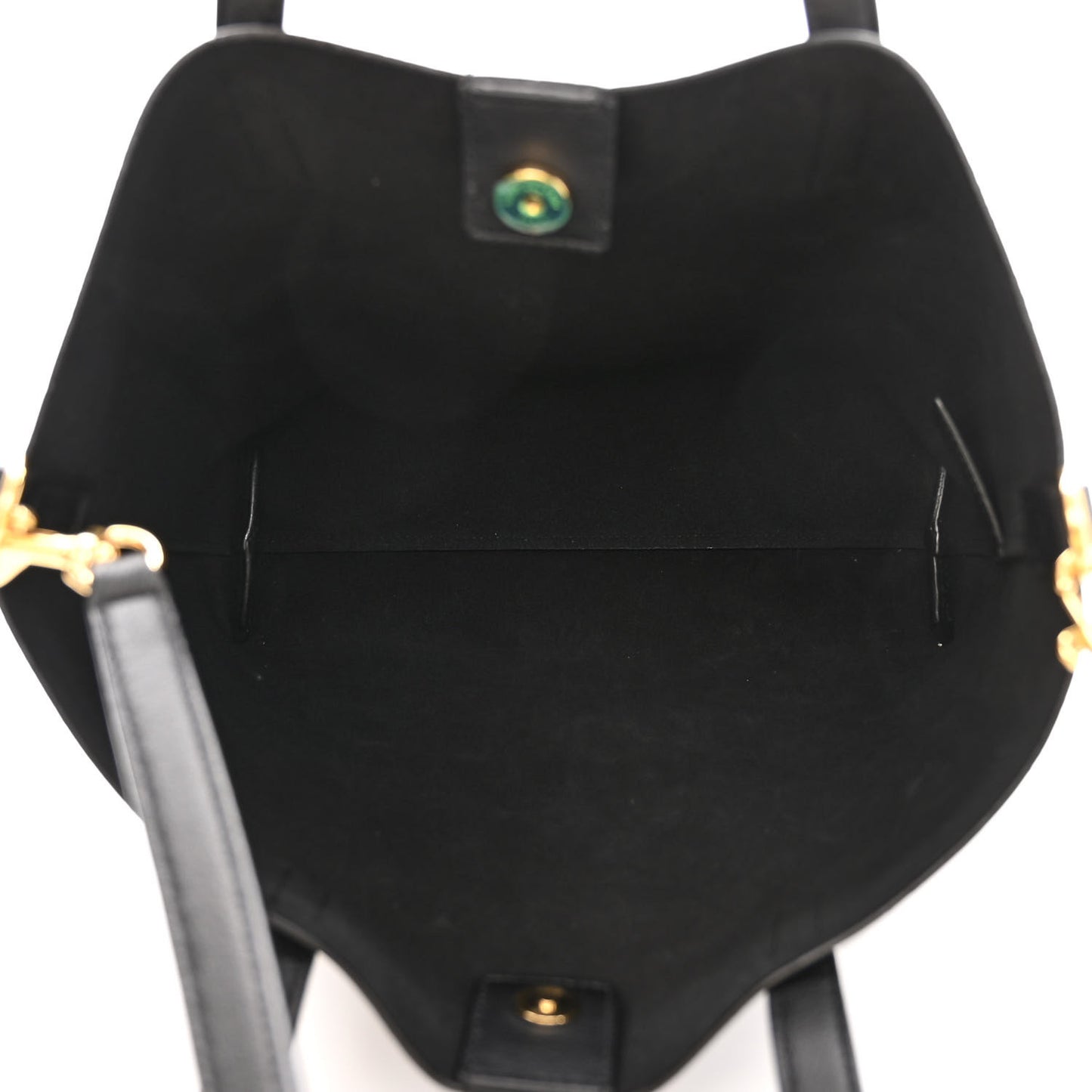 Calfskin Toy Shopping Tote Black