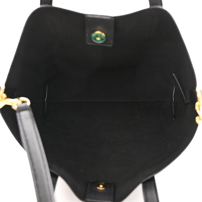 Saint Laurent Calfskin Toy Shopping Tote Black 5 of 10