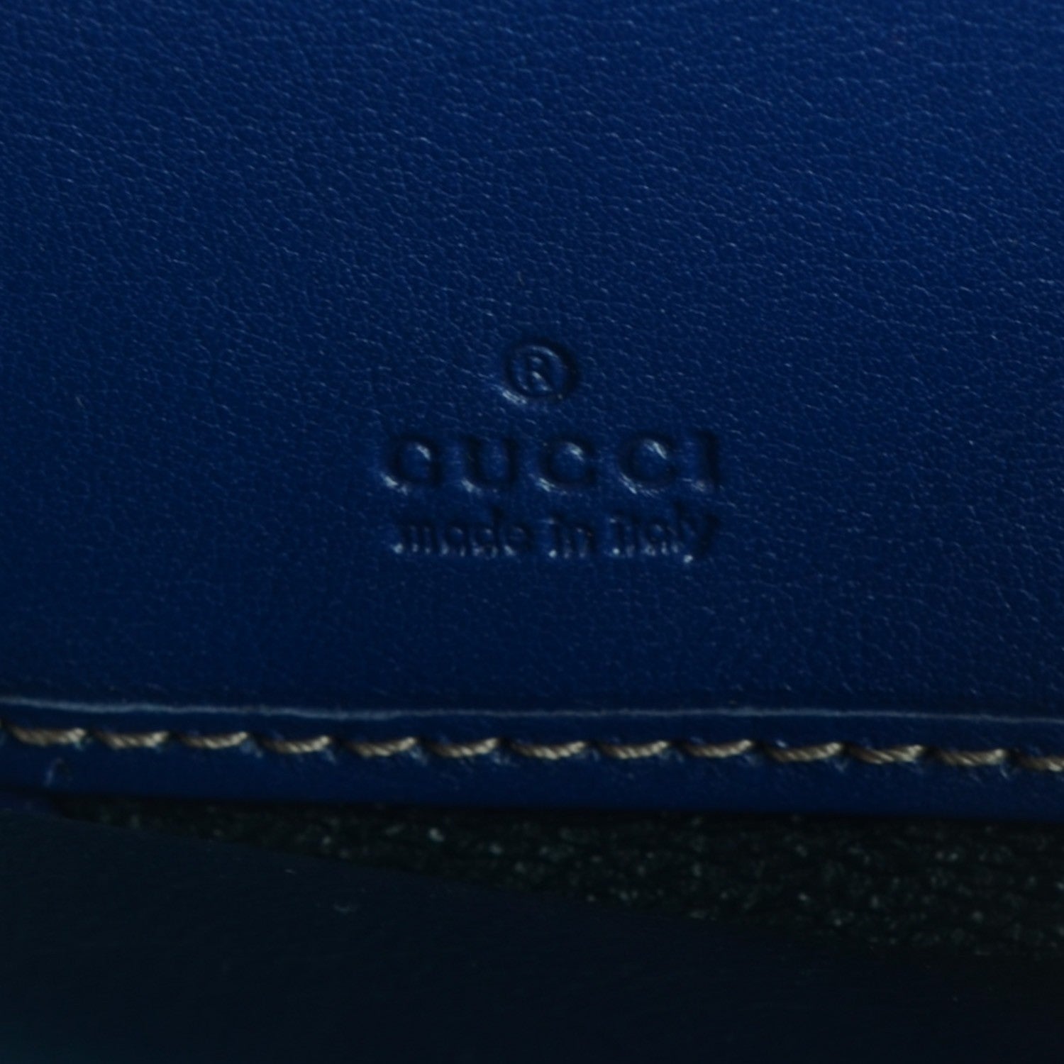 Gucci GG Plus Monogram USA Flag Zip Around Wallet Blue 6 of 7