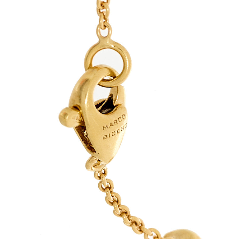 Marco Bicego 18K Yellow Gold Multi Gemstone Paradise Single Strand Bracelet 2 of 4