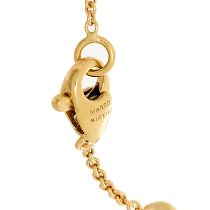 Marco Bicego 18K Yellow Gold Multi Gemstone Paradise Single Strand Bracelet 2 of 4