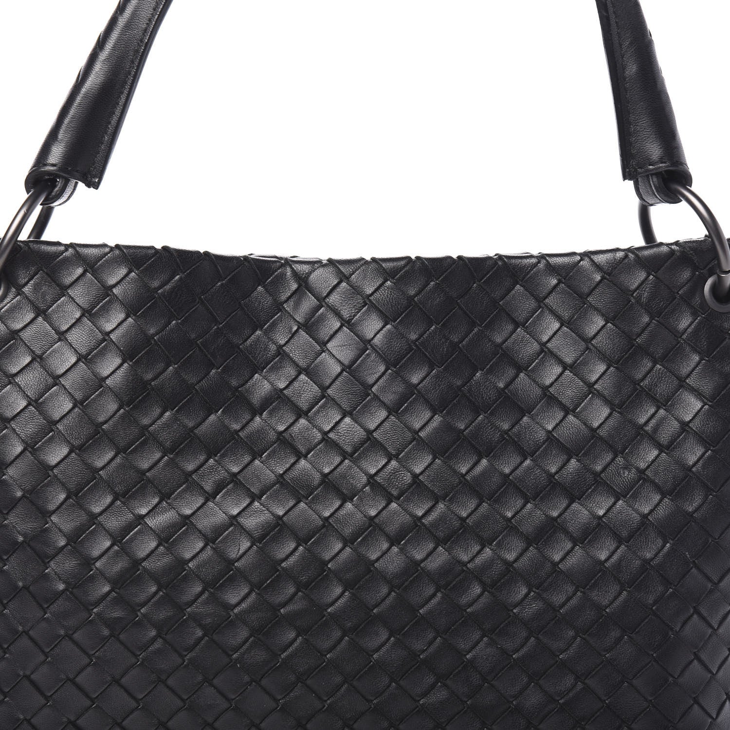Bottega Veneta Nappa Intrecciato Bucket Bag Black 9 of 9