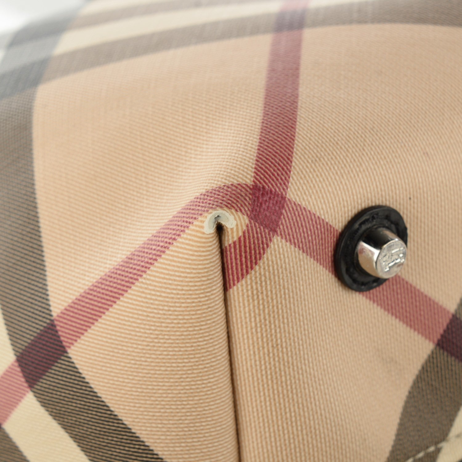 Burberry Nova Check Large Nickie Tote Black 10 of 11