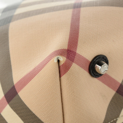 Burberry Nova Check Large Nickie Tote Black 10 of 11